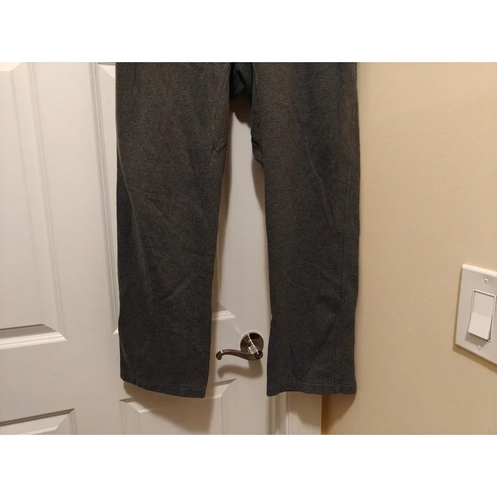 Nike Mens Fleece Sweatpants Charcoal Heather Straight Leg 611458-071 XL